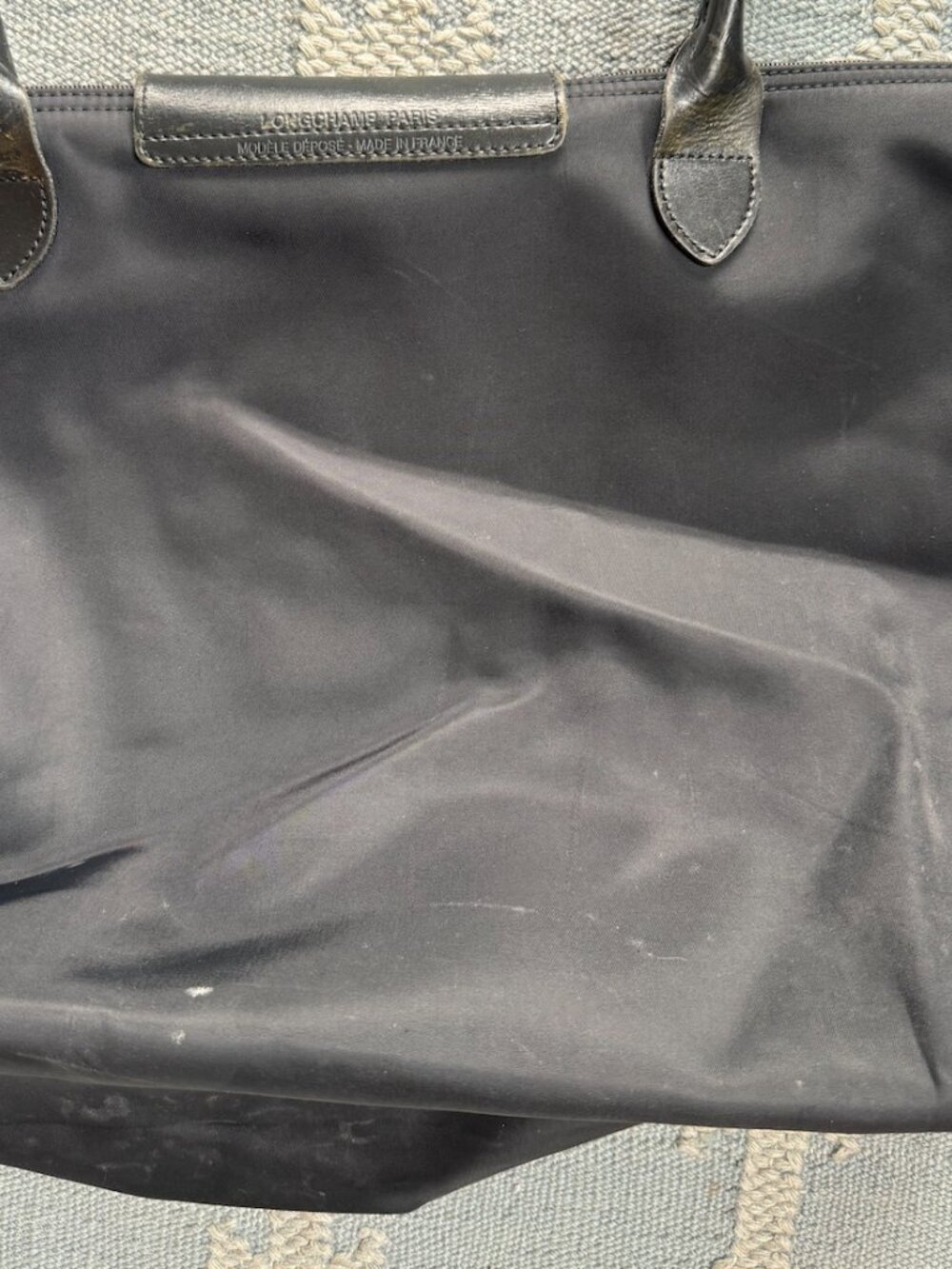Longchamp Black Le Pliage M Tote bag - Picture 6 of 6